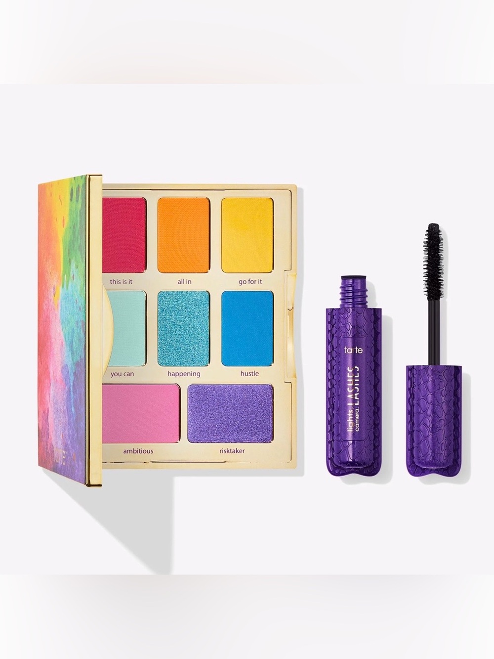 NWB Tarte x Jessie Paege Let It Rain-Bow Eyeshadow Palette Mascara 🌈 Limited